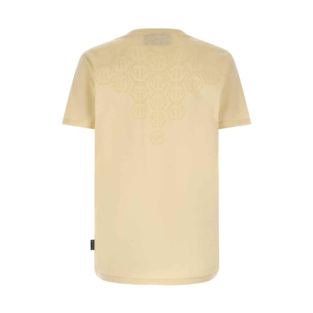 Beige Cotton T-Shirt