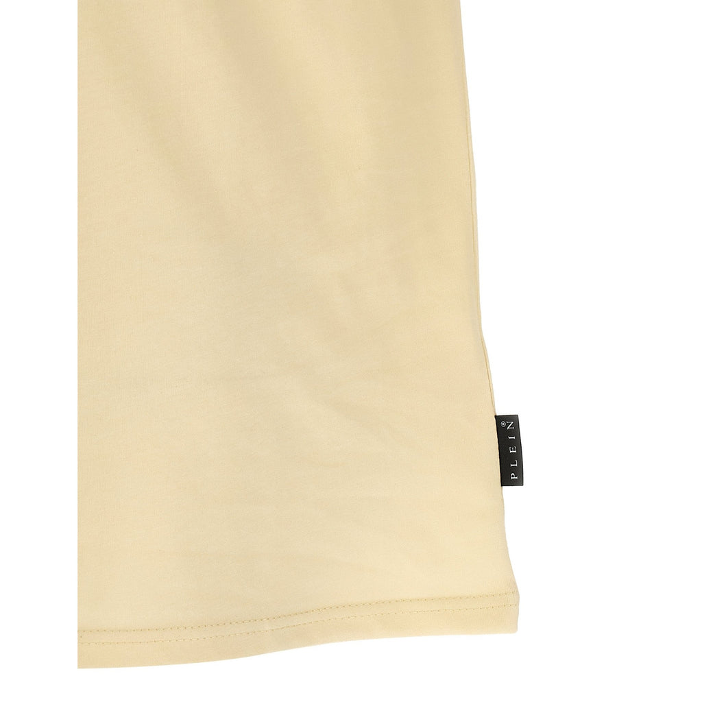 Beige Cotton T-Shirt