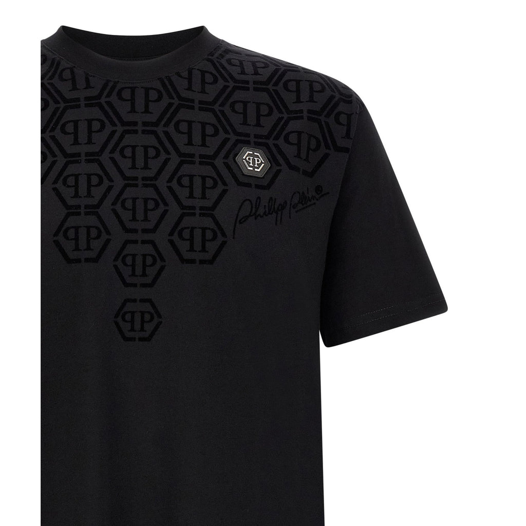 Black Cotton T-Shirt