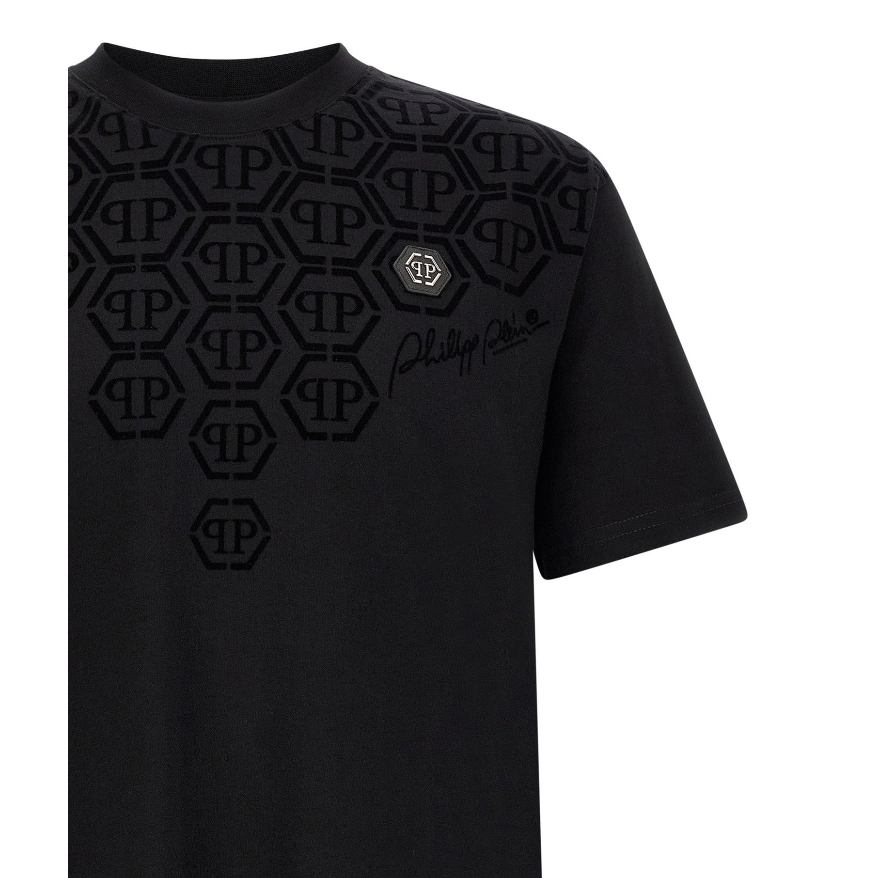 Black Cotton T-Shirt