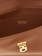 Brown Calfskin Clutch Bag