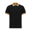 Black Cotton Polo Shirt