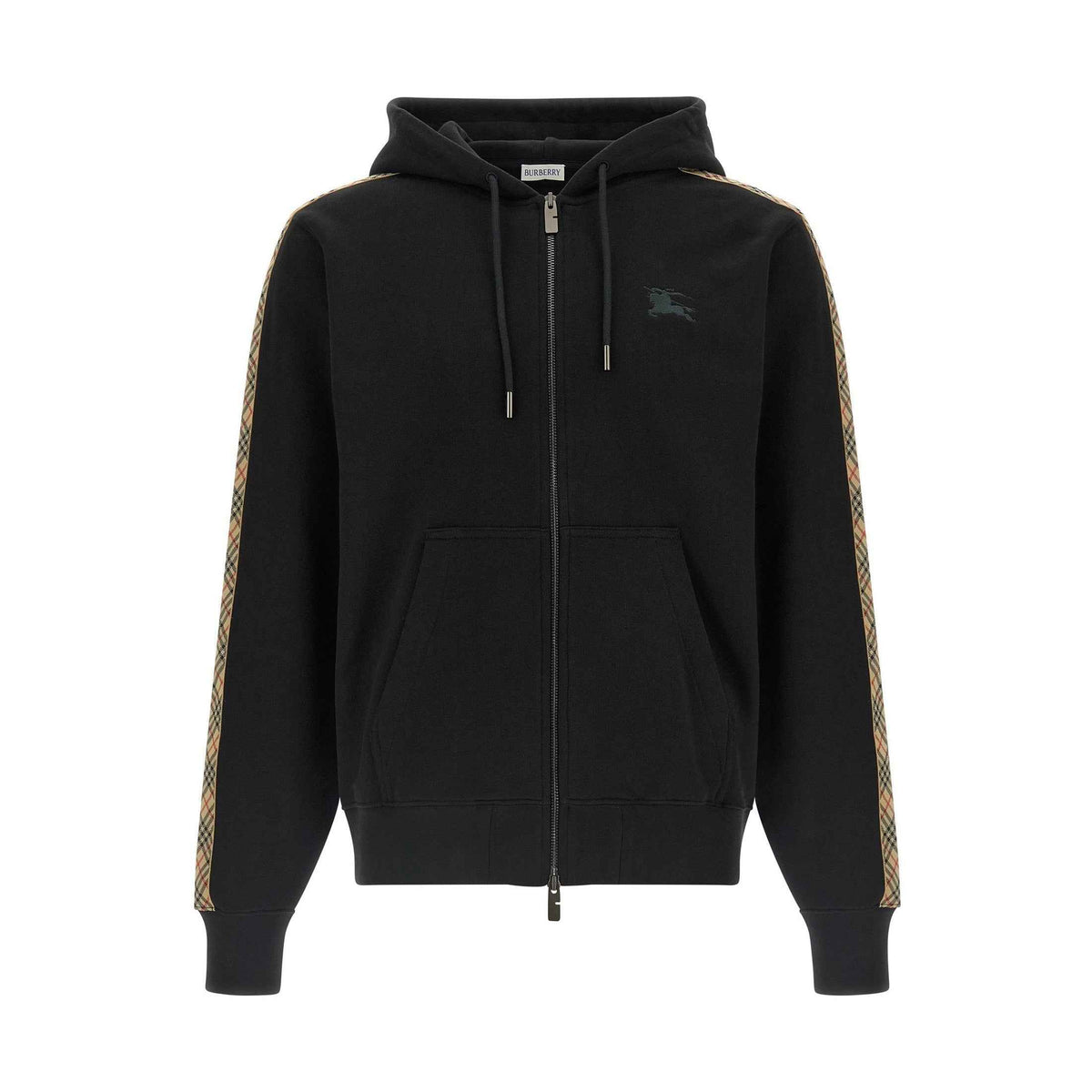 Black Cotton Sweatshirt