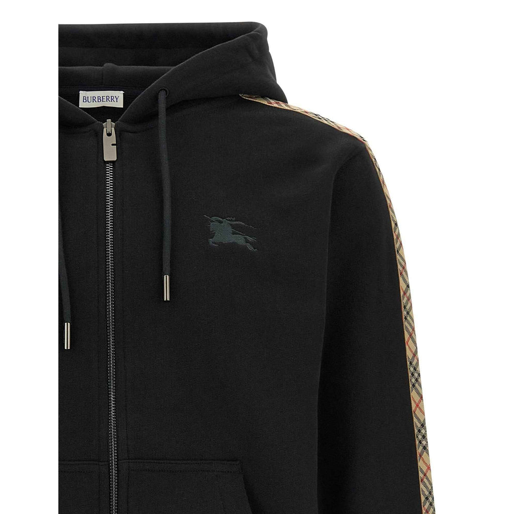 Black Cotton Sweatshirt