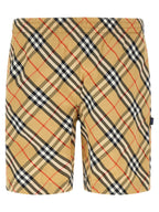 Beige Polyamide Swim Shorts