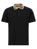 Black Cotton Polo Shirt