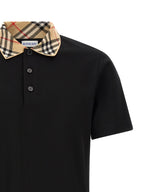 Black Cotton Polo Shirt