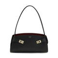 Black Calf Leather Bos Taurus Shoulder Bag