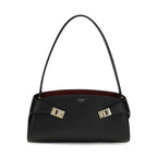 Black Calf Leather Bos Taurus Shoulder Bag