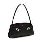 Black Calf Leather Bos Taurus Shoulder Bag