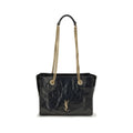 Black Calf Leather Bos Taurus Shoulder Bag