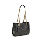 Black Calf Leather Bos Taurus Shoulder Bag