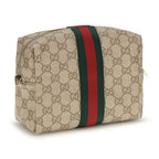 Beige Fabric Shoulder Bag