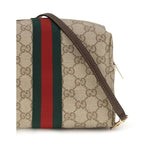 Beige Fabric Shoulder Bag