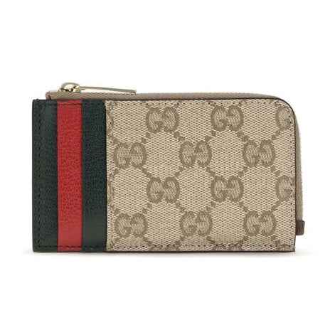 Beige Cotton Wallet