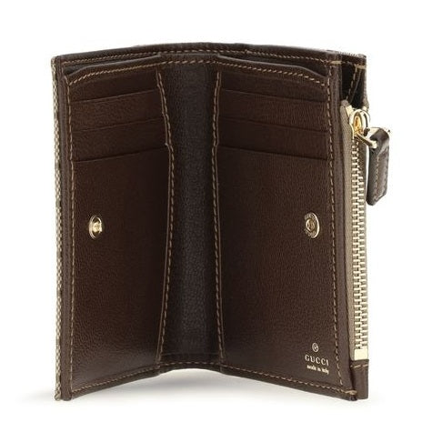 Brown Cotton Wallet