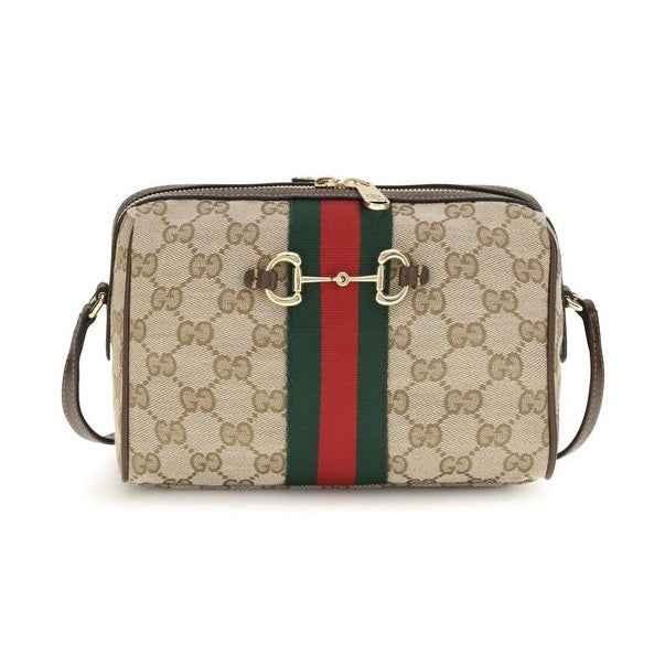 Beige Fabric Shoulder Bag