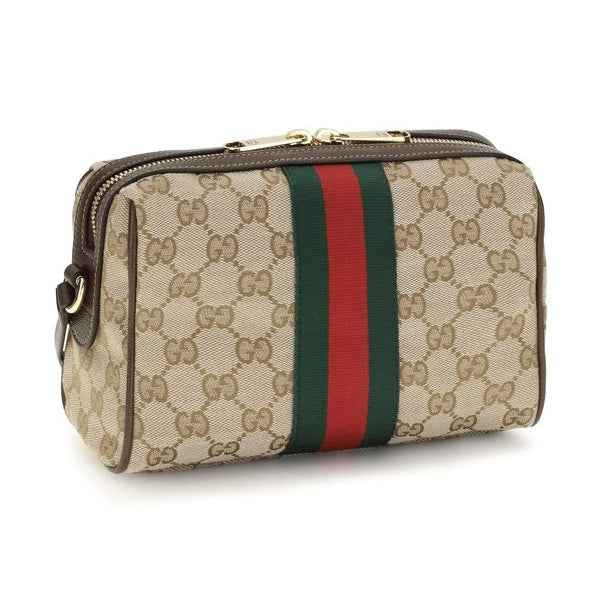 Beige Fabric Shoulder Bag