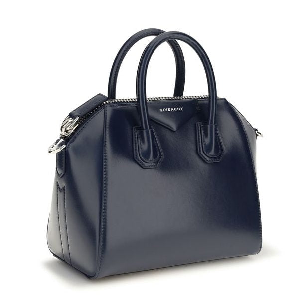 Blue Calf Leather Bos Taurus Handbag