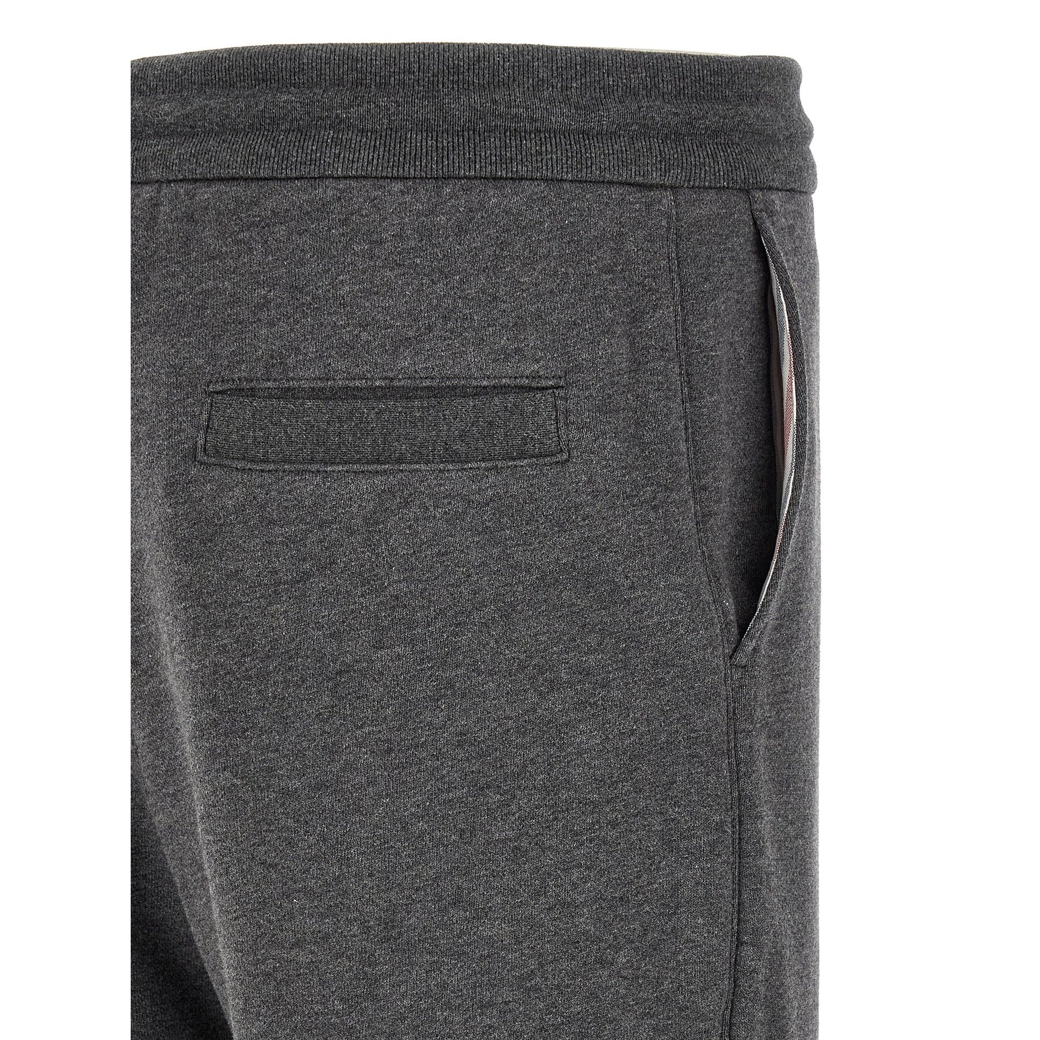 Gray Cotton Joggers (Workout Pants)