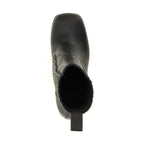 Black Calfskin Ankle Boots