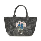 Gray Cotton Shoulder Bag