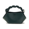 Bicolor Recycled Leather Shoulder Bag