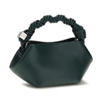 Bicolor Recycled Leather Shoulder Bag