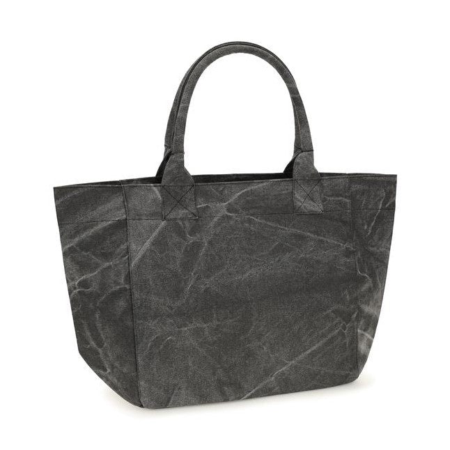 Gray Cotton Shoulder Bag
