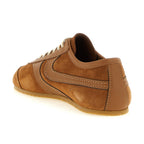 Beige Calfskin Low Top Sneakers