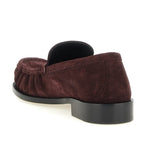 Bordeaux Calfskin Slip-On Loafers