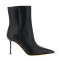 Black Calfskin Ankle Boots
