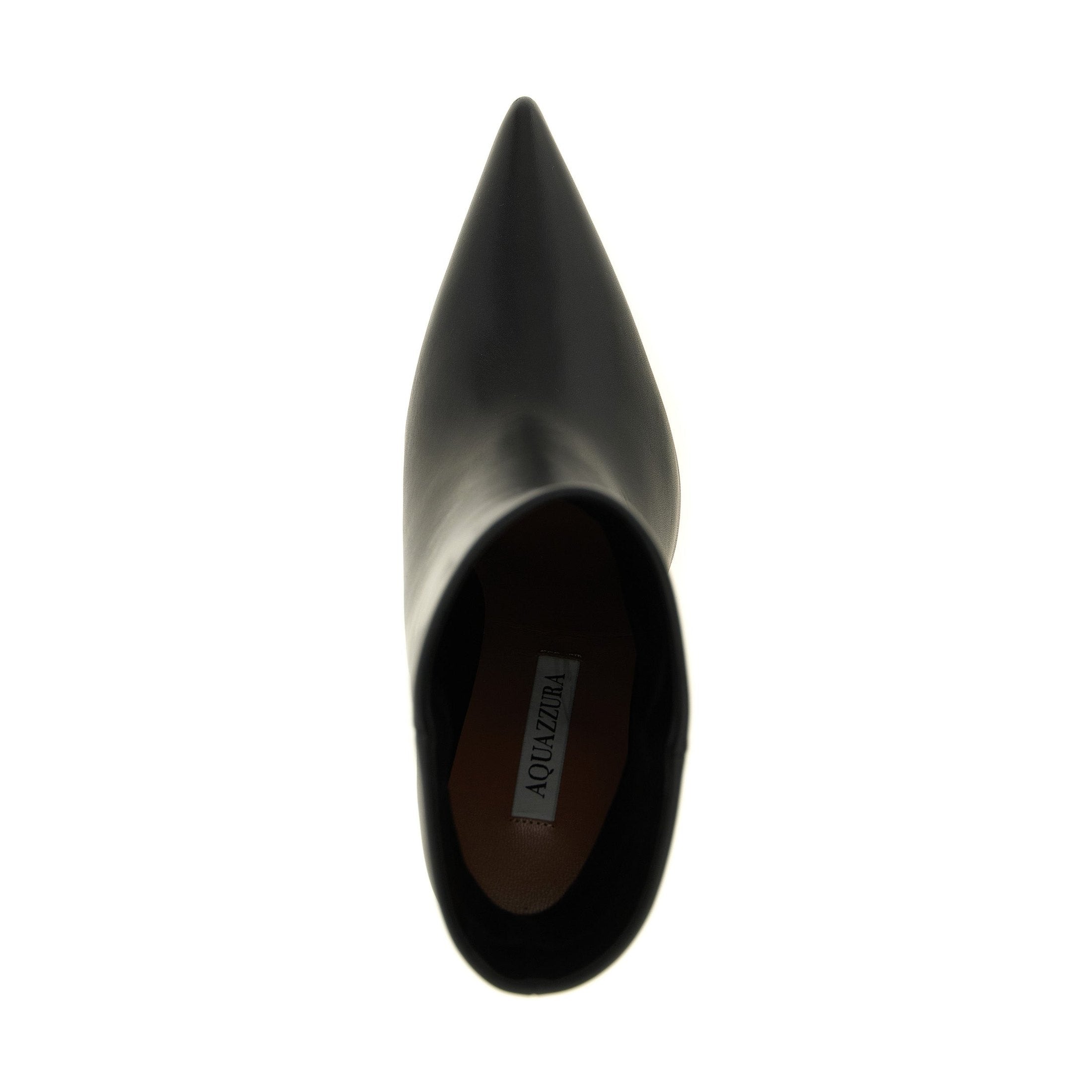 Black Calfskin Ankle Boots