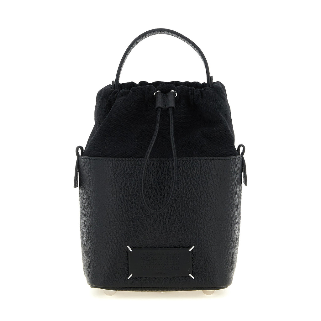 Black Calfskin Shoulder Bag