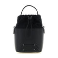 Black Calfskin Shoulder Bag