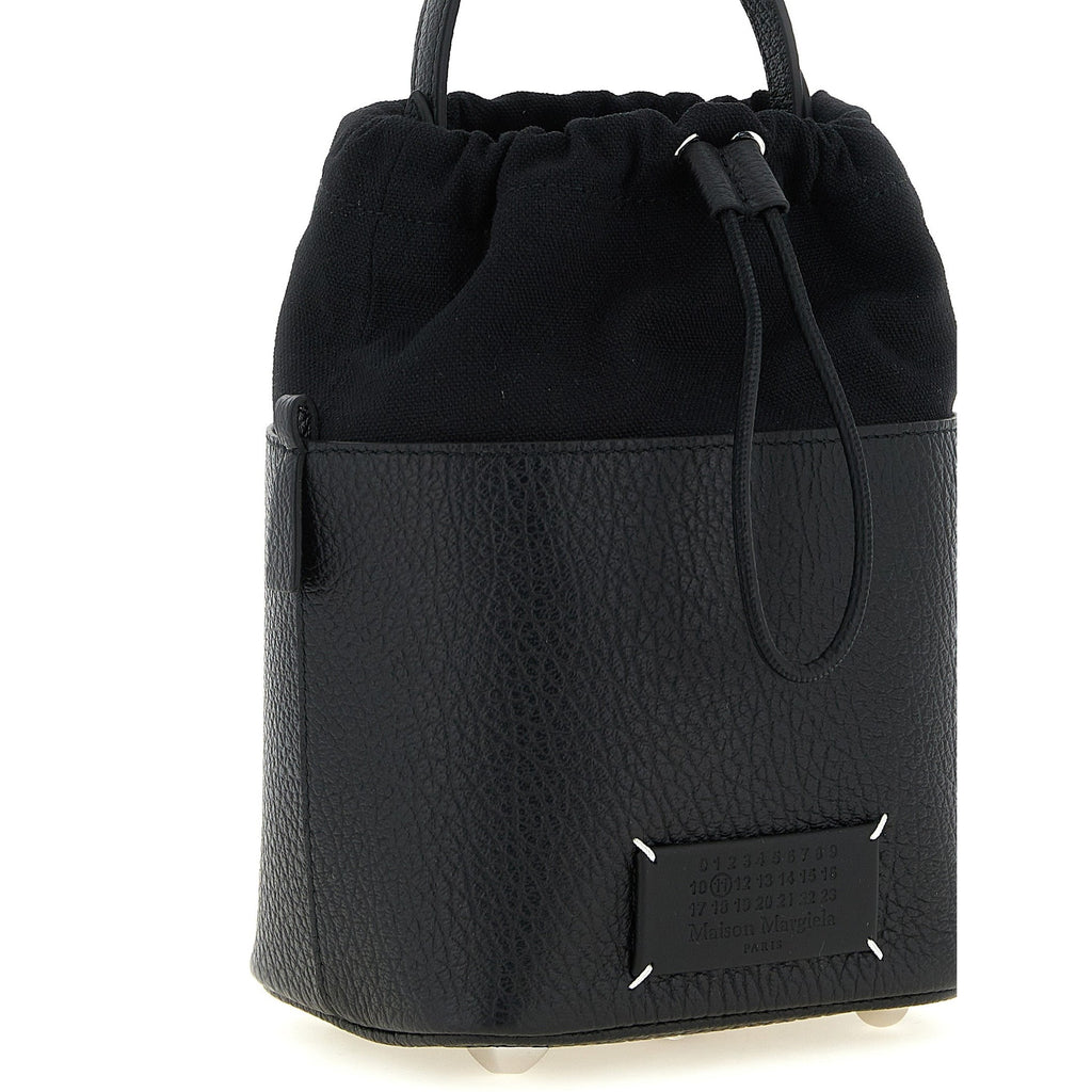 Black Calfskin Shoulder Bag