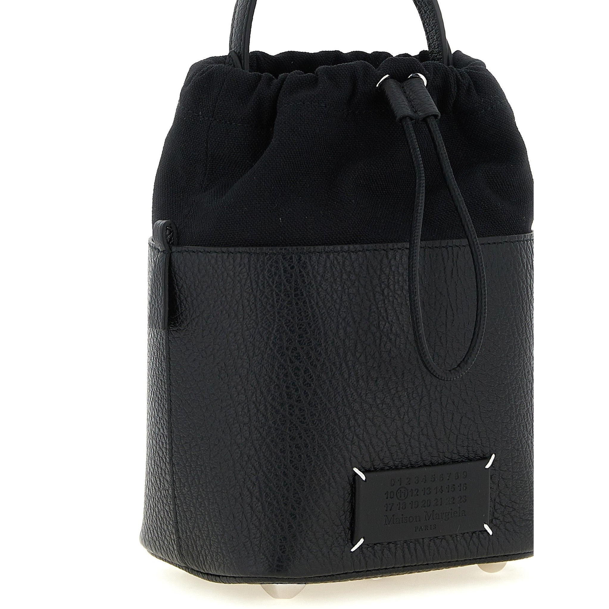 Black Calfskin Shoulder Bag