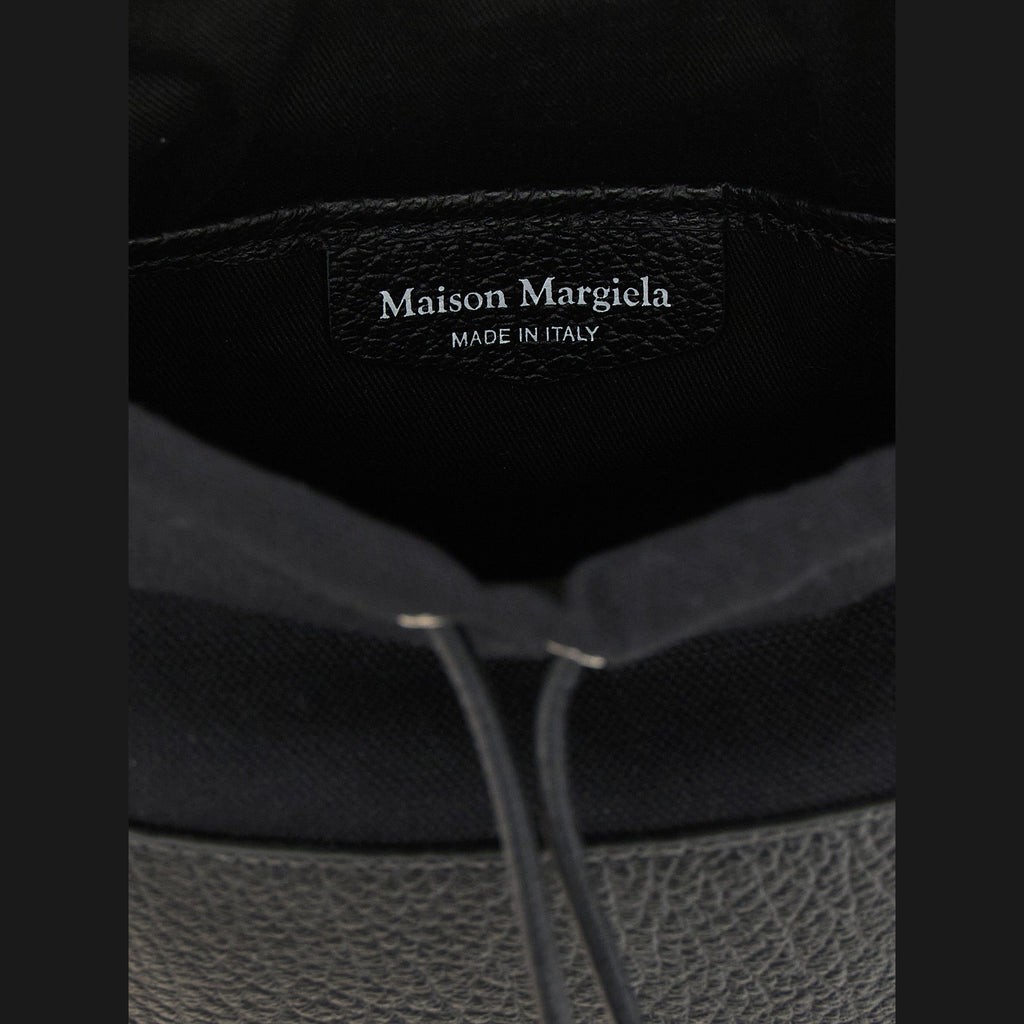 Black Calfskin Shoulder Bag