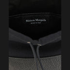 Black Calfskin Shoulder Bag