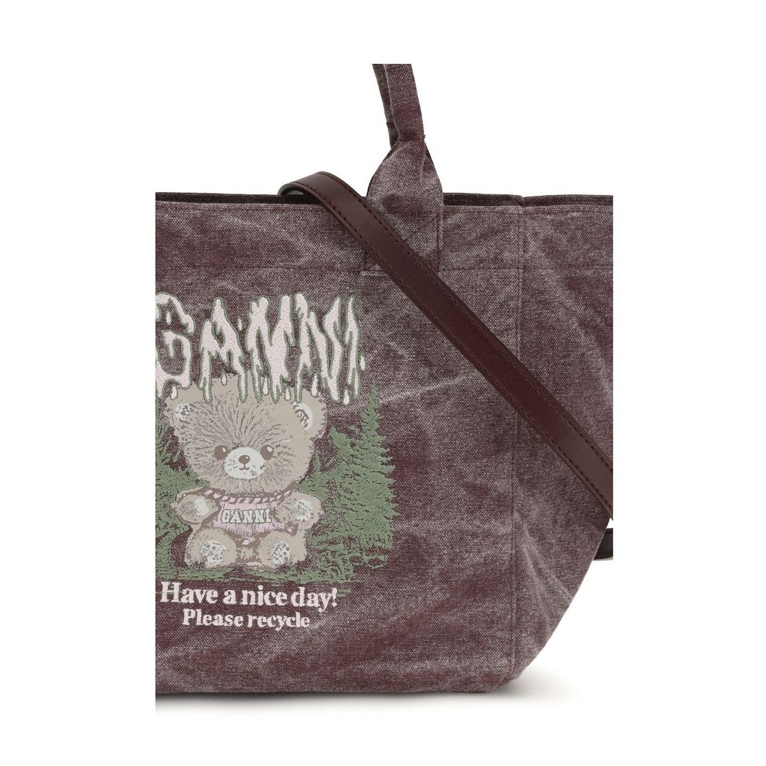 Bordeaux Cotton Shoulder Bag
