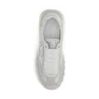 White Calf Leather Bos Taurus Athletic Sneakers