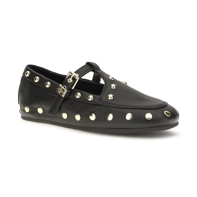 Black Recycled Polyester Ballet Flats