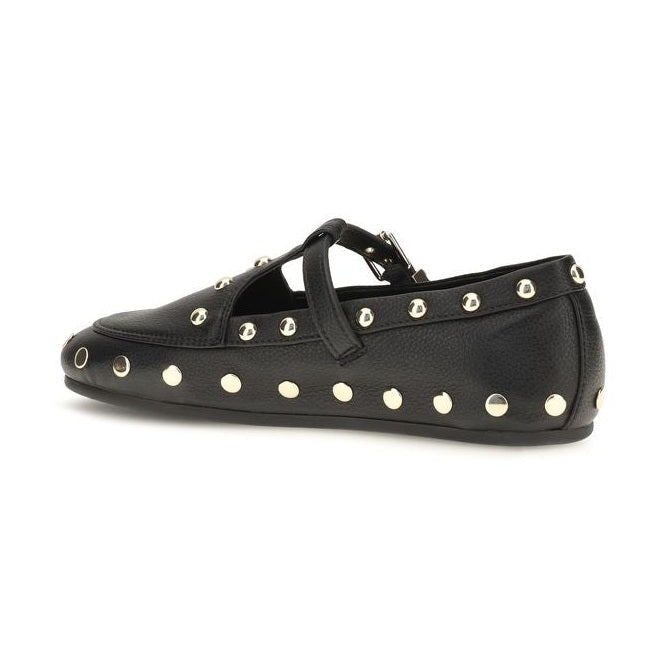 Black Recycled Polyester Ballet Flats