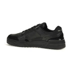 Black Polyester Low Top Sneakers
