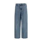 Blue Cotton Jeans Denim