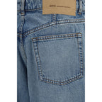 Blue Cotton Jeans Denim