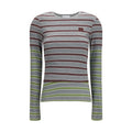 Gray Cotton Long Sleeve T-Shirt