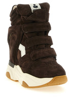 Brown Calfskin Athletic Sneakers