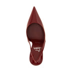 Red Calfskin High Heel Pumps