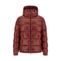 Bordeaux Polyamide Full-Length Jacket